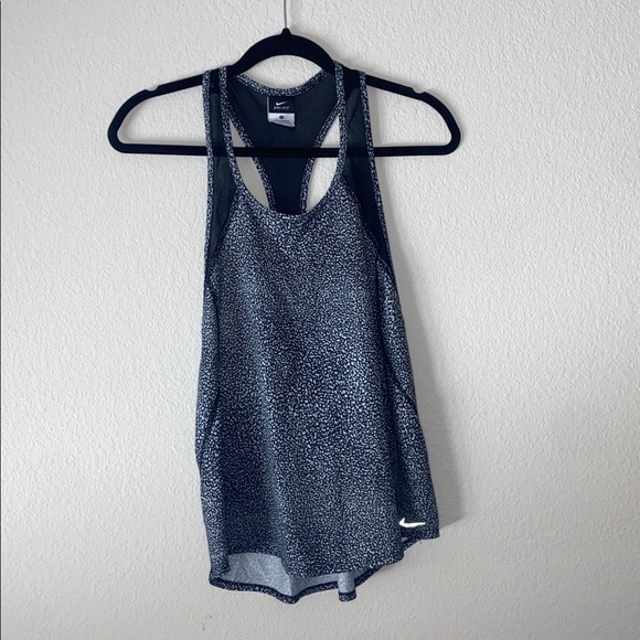 🎱Nike Dri FIT training tank top with speckled pattern & black mesh throughout! - Picture 2 of 11